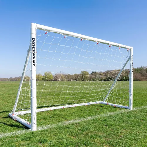 Miniatura 14 de Q-Fold - Arco de fútbol plegable de 30 segundos para patio trasero [un solo arco] la mejor red de fútbol resistente a la intemperie para niños