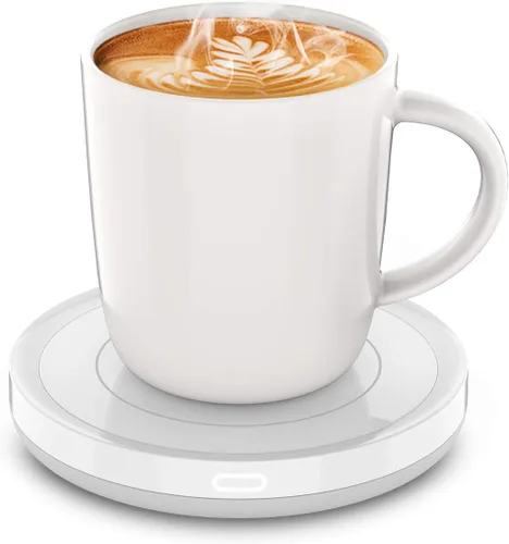 Miniatura 10 de BESTINNKITS Juego de calentador inteligente de taza de café, encendido/apagado automático, taza de inducción por gravedad, uso en escritorio