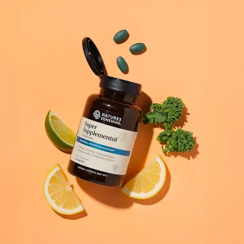 Miniatura 7 de Nature's Sunshine Súper suplementario sin hierro, 120 tabletas Multivitamínico para hombres y mujeres proporciona vitaminas, minerales