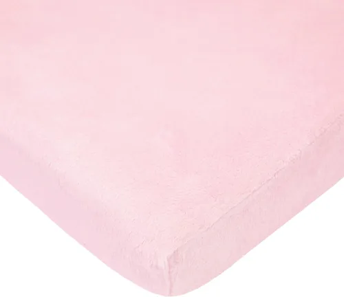 Miniatura 7 de TL Care Heavenly Soft - Sábana bajera ajustable de felpilla para cuna de 24 x 38 pulgadas, cálida y acogedora, color azul, para niños y niñas, se