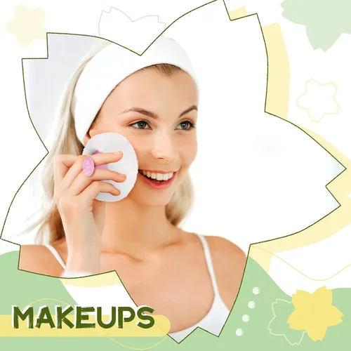 Miniatura 6 de Zopeal Kit de soplo de polvo para polvo, contenedor de cosméticos para el cuerpo, contenedor suave para bebés y mujeres, viaje a casa, caja