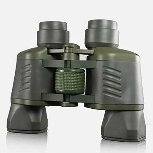 Miniatura 5 de CHUPOP Prismáticos de 50 x 50 con poca luz de visión nocturna HD de alta potencia para adultos, prismáticos verdes del ejército, prisma BAK-4, lente