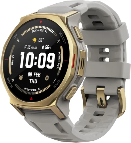 Miniatura 9 de Amazfit T-Rex 3 Pro - Reloj inteligente para exteriores con pantalla AMOLED de zafiro de 1.890 in, bisel Ti, GPS de doble banda, mapas sin conexión