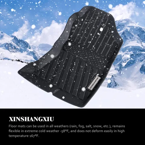 Miniatura 9 de Alfombrillas compatibles con Subaru Crosstrek 2018-2023 / Subaru Impreza 2017-2023, forro de piso de TPE para todo tipo de clima, antideslizante