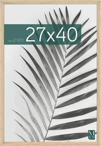Miniatura 17 de MCS Studio Gallery Marco para Póster de 16x24 Pulgadas, Veta de Madera Negra, Madera Diseñada, Colgado Vertical y Horizontal en Pared, Marco Grande