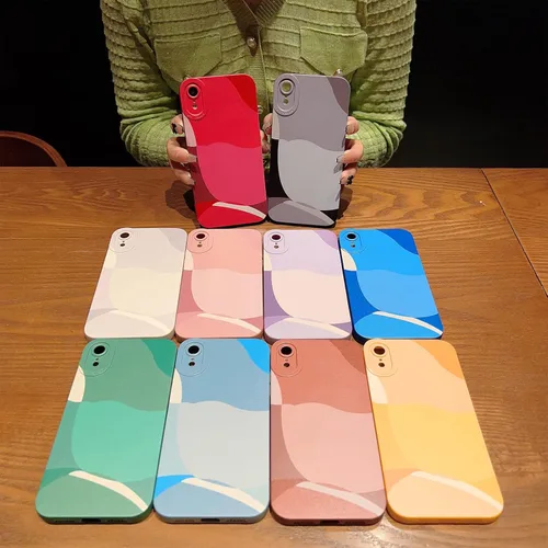Miniatura 3 de Funda compatible con iPhone XR de 6.1 pulgadas, bonita funda protectora de lente de cámara completa, delgada, suave, a prueba de golpes, para Blanco