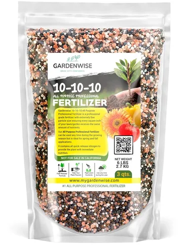 Miniatura 34 de Gardenwise Fertilizante Soluble en Agua 20-20-20 – Polvo para Alimento Líquido de Plantas para Plantas de Interior y Exterior, Orquídeas, Vegetales