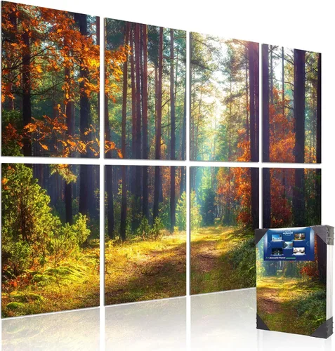 Mollywell Paneles Acústicos Artísticos, Insonorización, Decoración de Pared, Adecuados para Insonorización de Habitaciones Inspiradas en la Otoño del