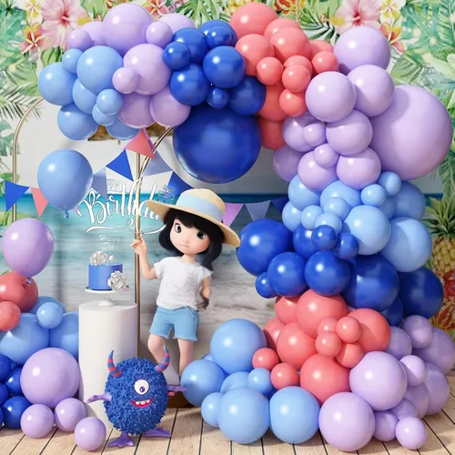 Miniatura 12 de Kit de guirnalda de globos pastel de 165 piezas, arco de globos de color pastel arcoíris, globos coloridos de caramelo macarrón de diferentes Pastel