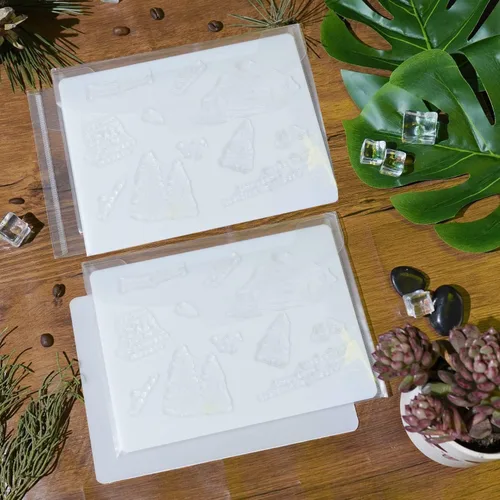 Miniatura 6 de 20 paneles de almacenamiento de sellos transparentes, bolsa de almacenamiento troquelada resellable, paneles organizadores de sellos de plástico