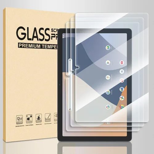 Miniatura 7 de Onn - Paquete de 3 protectores de pantalla para tablet de 10.1 pulgadas, protector de pantalla de vidrio templado de 10.1 pulgadas para tableta Onn