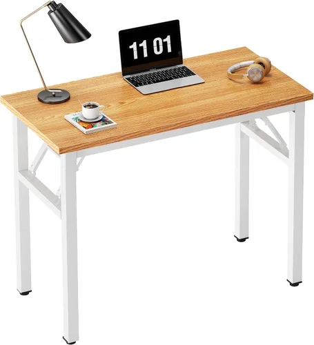 Miniatura 25 de Need AC5 Series - Escritorio plegable para computadora (39.4/47/55/63) pulgadas Teca y negro