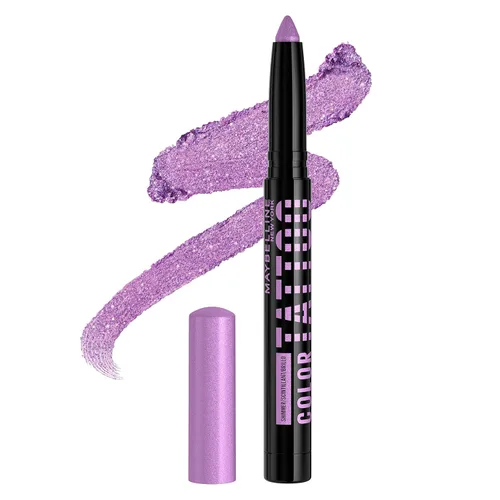 MAYBELLINE Color Tattoo Longwear Sombra de ojos multiusos Stix, maquillaje de ojos, I am Fearless (brillo púrpura)