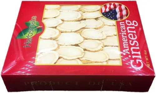 New Green Nutrition Rebanada grande de ginseng americano seleccionado a mano (caja de 4 onzas)