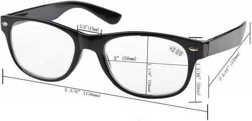 Miniatura 5 de Gafas clásicas de lectura para computadora con filtro de luz azul con protección UV