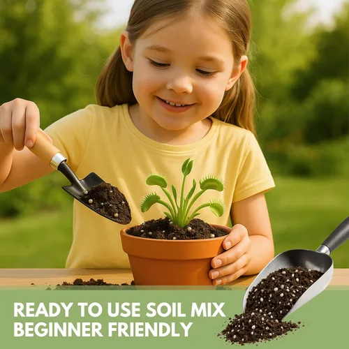 Miniatura 7 de Organic Earth Mezcla de suelo para plantas carnívoras de 1 cuarto de galón – Alimento vegetal Turba Musgo y Perlita para plantas carnívoras – Suelo