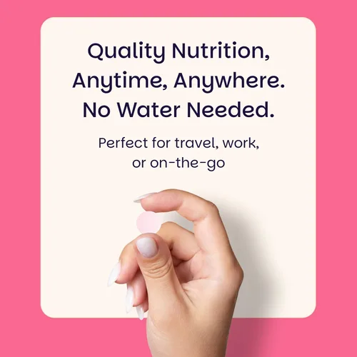 Miniatura 8 de EZ Melts Biotin, vitaminas solubles, 5 000 mcg, cero azúcar, sabor natural a fresa, libre de organismos genéticamente modificados, pastillas