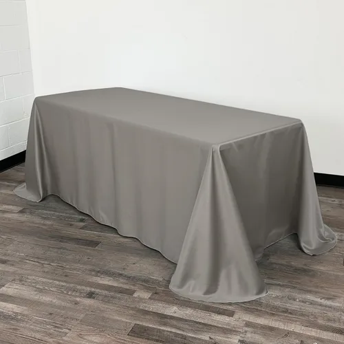 Miniatura 18 de YOUR CHAIR COVERS - Mantel rectangular L'Amour de 90 x 132 pulgadas - Mantel de boda prémium para mesas rectangulares de banquete de 6 pies - Verde