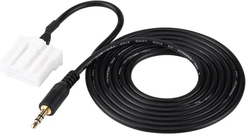 Miniatura 9 de Keenso Cable auxiliar de 0.138 pulgadas para conectar iPod, iPhone, MP3, teléfono y reproductor de coche, cable adaptador de interfaz de CD