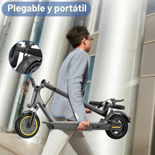 Miniatura 7 de NAVIC Scooter eléctrico, neumáticos de 8.5"/10", velocidad superior de 22/19/16Mph, motor de 500 W/350 W, rango de 49/28/22/16/13 millas, scooter