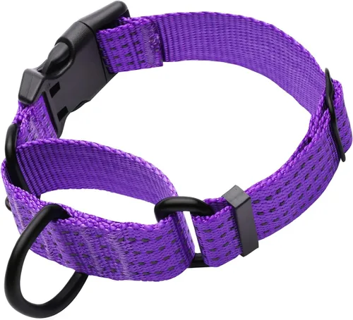 Miniatura 14 de Collar Martingale para Entrenamiento de Perros. Collares Reflectantes Ajustables para Perros con Hebilla - SIN Tirones - Previene que se Escapen