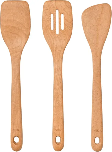 Miniatura 6 de OXO Good Grips - Servidores de ensalada de madera de haya – Set de 2 piezas
