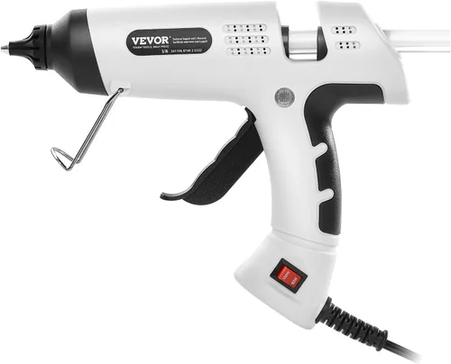 Miniatura 10 de VEVOR Pistola de pegamento caliente, 60/100 W de doble potencia, mini pistola de pegamento caliente con 20 barras de pegamento premium y bolsa