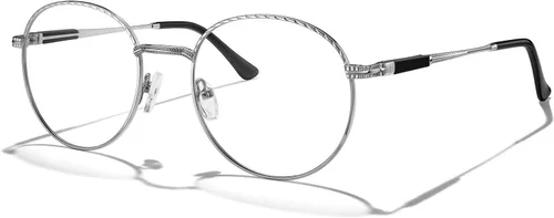 Miniatura 8 de Gafas de lectura redondas para mujer, diseño de moda, gafas de computadora y bisagras de resorte