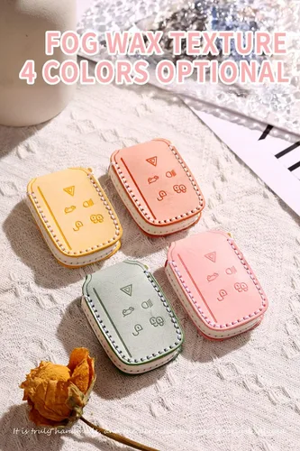 Miniatura 7 de SANRILY Funda para llavero Land Rover con llavero de flores, sin llave, de piel, para Range Rover Evoque Sport y Jaguar F-TYPE F-PACE XE XF-Verde