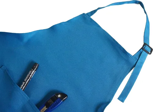Miniatura 3 de Delantal para niños, correa ajustable con 2 bolsillos, para pintura y manualidades, unisex, de 8 a 12 años