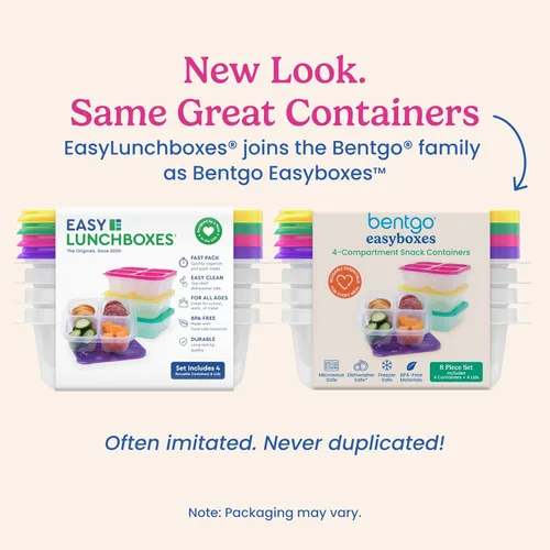 Miniatura 5 de EasyLunchboxes ELB4 - Caja para aperitivos (4 compartimentos)