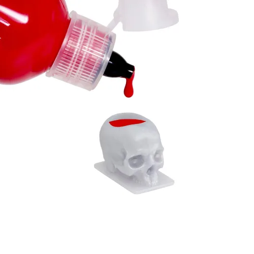 Miniatura 12 de Saferly Tapas de tinta de tatuaje de calavera para tatuaje, soporte de pigmento desechable con base, suministros de tatuaje de maquillaje permanente