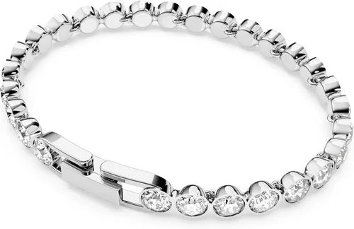 Miniatura 4 de Swarovski - Colección de pulseras y aretes de tenis para mujer acabado de rodio cristales transparentes