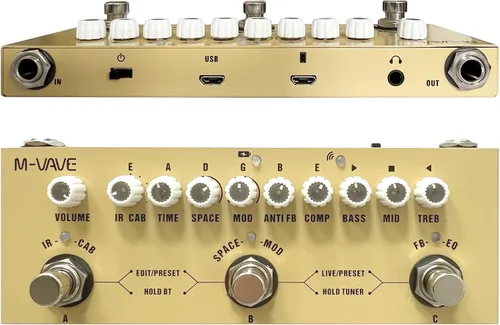 Miniatura 11 de SharkChili Fuzz Single Effect True Bypass para guitarra eléctrica Overdrive (sin fuente de alimentación)
