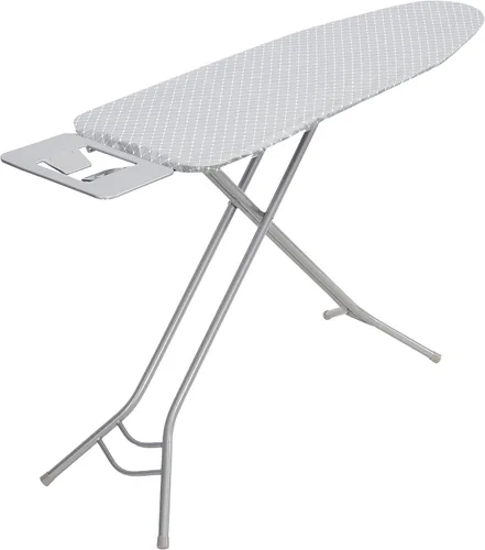 Miniatura 8 de STO STO Tabla de planchar de tamaño matrimonial de 45 x 14 pulgadas con soporte para hierro, 7 opciones de altura de 29 a 36 pulgadas, tabla
