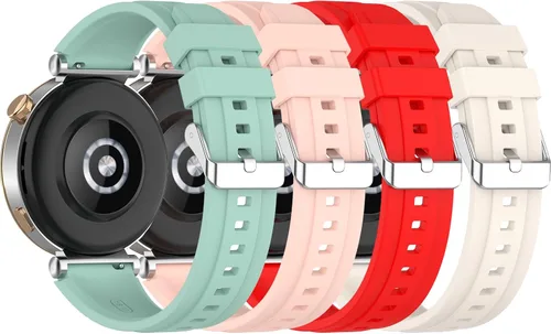 Miniatura 7 de Correa de repuesto compatible con Huawei Watch GT 4 de 1.61 pulgadas para mujeres y hombres, correa ajustable de silicona suave de 0.71 pulgadas