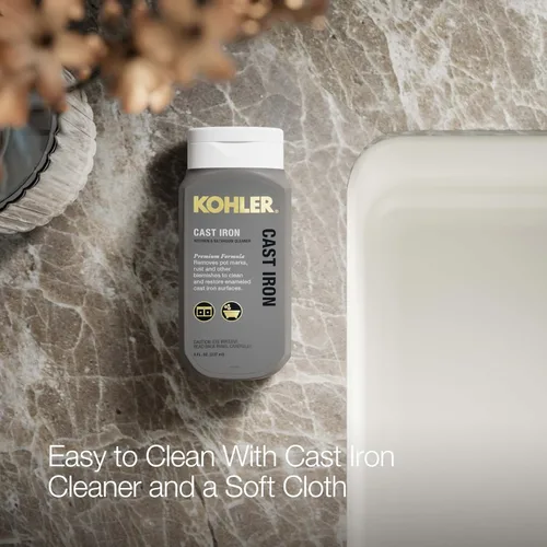 Miniatura 4 de KOHLER Iron/Tones K-5707-96 - Fregadero de cocina de 33 pulgadas en la parte superior/inferior, fregadero de cocina de un solo tazón, K-5707-96