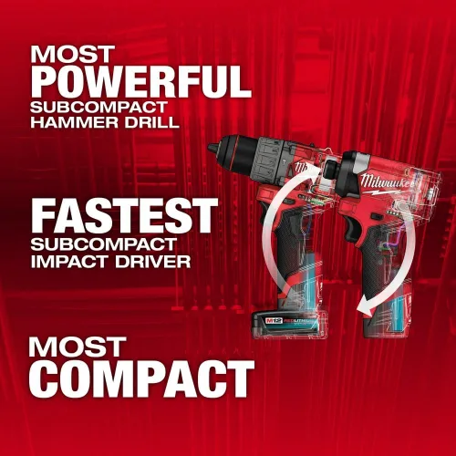 Miniatura 2 de Milwaukee Electric - M12 Fuel. Kit Combo de 2 herramientas