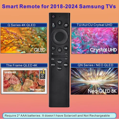 Miniatura 2 de Control remoto de repuesto para todos los televisores Roku, compatible con TCL Roku, Hisense Roku, Onn Roku Smart TVs de 2 años, para control remoto