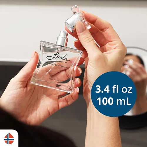 Miniatura 4 de Laila Eau de Parfum Spray – Fragancia fresca, aireada y limpia de larga duración para mujer, mezcla de aroma afrutado y floral, 3.4 onzas