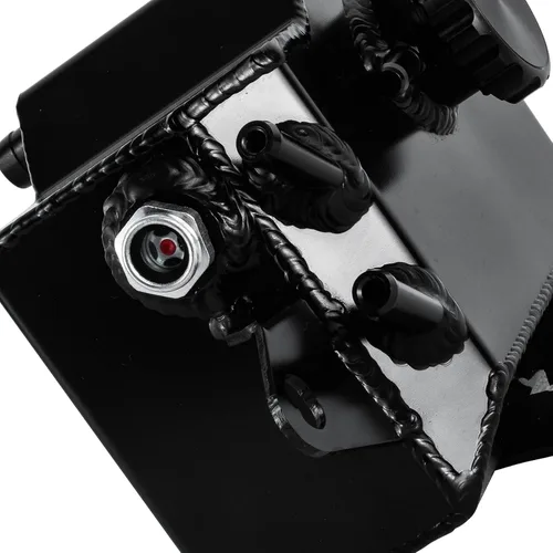 Miniatura 6 de Tanque de depósito de expansión de refrigerante de aluminio con tapa para 2006-2015 Mazda MX-5 Miata Expansion Mk3 NC 2.0L L4 Gas Negro