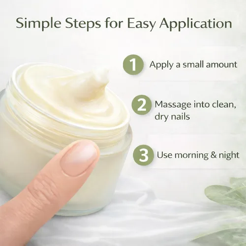 Miniatura 6 de Crema de tratamiento de uñas, crema reparadora de uñas para uñas dañadas, agrietadas, delgadas, con aceite de árbol de té, aceite de orégano