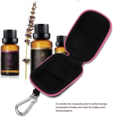 Miniatura 2 de Estuche de transporte de aceite esencial, portátil, mini bolsa de almacenamiento de aceite esencial de viaje, organizador para estuches de viaje