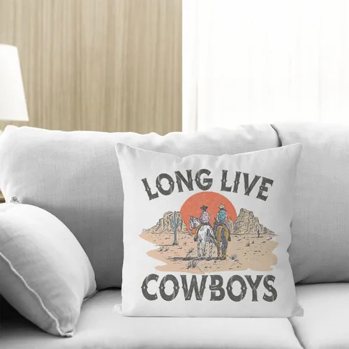 Miniatura 4 de IWXYI Funda de almohada de vaquero occidental de larga vida de 18 x 18 pulgadas, fundas de almohada de vaquero occidental, funda de almohada Vaquero