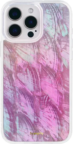 Miniatura 31 de SCORPIFY Funda para iPhone 13 con diseño floral de Nemophila azul, bonita funda transparente para teléfono con flores para mujeres y niñas