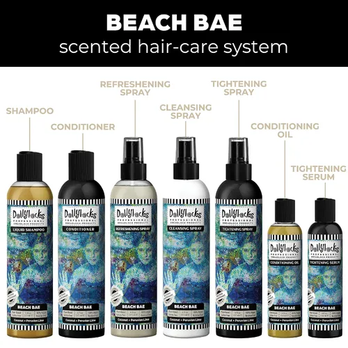 Miniatura 5 de Dollylocks Claifying - Champú líquido Lima de coco Sin parabenos, a base de plantas, vegano, sin residuos, trenzas y cuidado de rastas, todo