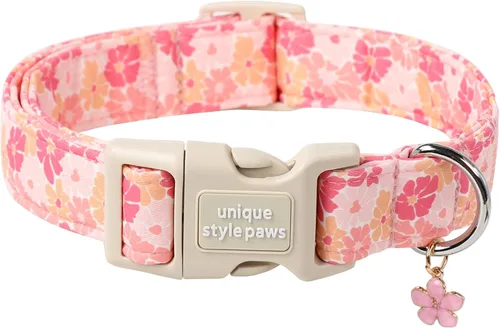 Miniatura 42 de Unique style paws - Collar para perro con hebilla de metal, regalo para perros pequeños, medianos y grandes, a cuadros marrones