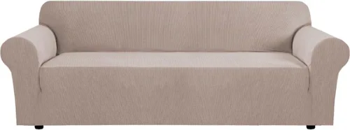 Miniatura 104 de H.VERSAILTEX Fundas elásticas para sofá, fundas de sofá para perros, fundas para sofá de 3 asientos con tela jacquard gruesa a cuadros con parte