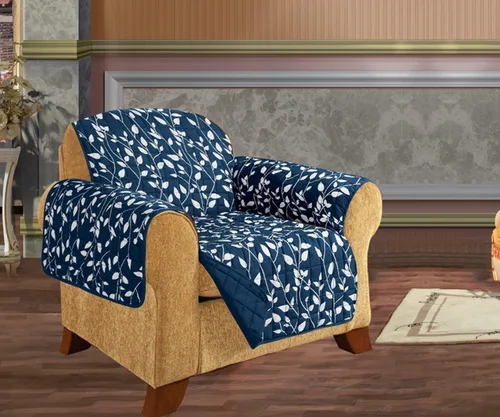 Elegante cobertor, protector acolchado para muebles, con sujetadores antideslizantes. Varios tamaños disponibles.