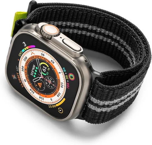 Ringke Sports Air Loop compatible con Apple Watch Band de 1.929 in, 1.811 in, 1.772 in, 1.732 in, 1.654 in, nailon ligero transpirable para mujeres